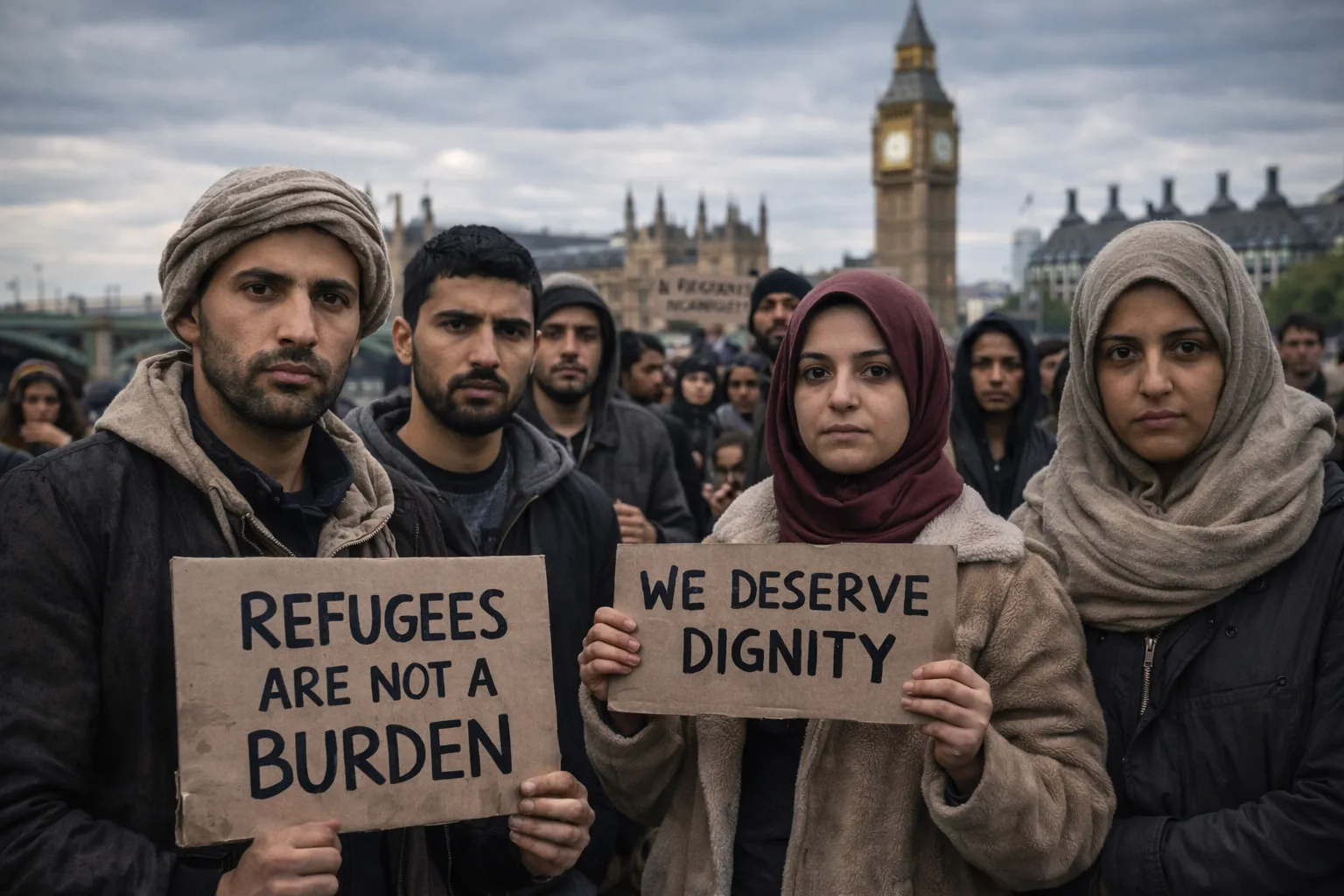 “لسنا عبئاً”…لاجئون يردّون على خطاب الرفض في بريطانيا