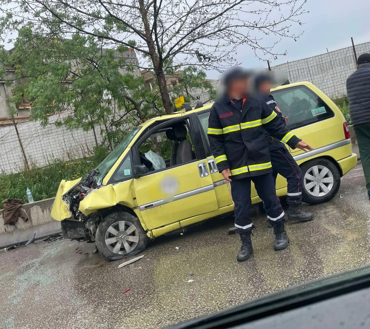 إنقاذ 8 أشخاص وتدخلات واسعة للحماية المدنية على إثر التقلبات الجوية