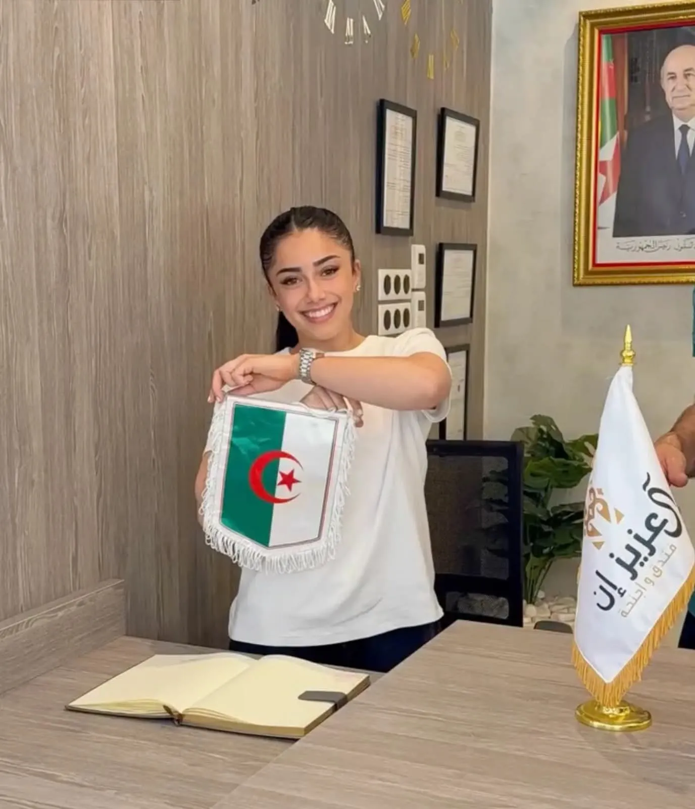 الجمبازية جنى لعروي علن مغادرتها منتخب فرنسا واختيارها تمثيل الجزائر