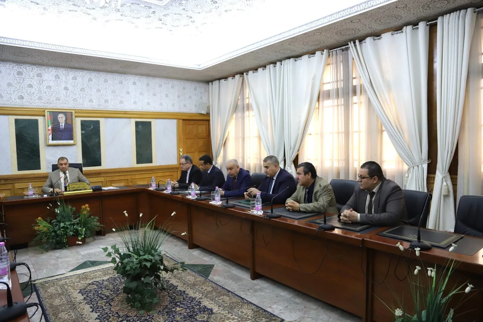 وزير العدل يشرف على تنصيب المدير العام للديوان الوطني لمكافحة المخدرات