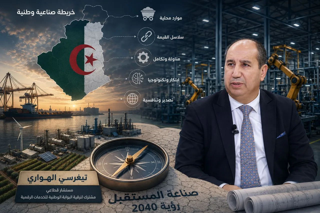الخبير تيغرسي يرسم ملامح الصناعة الجزائرية حتى 2040
