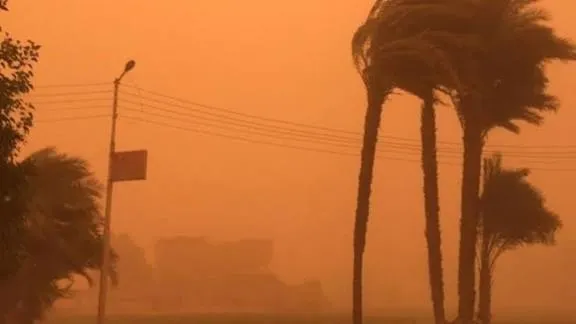 رعود وزوابع رملية على هذه الولايات
