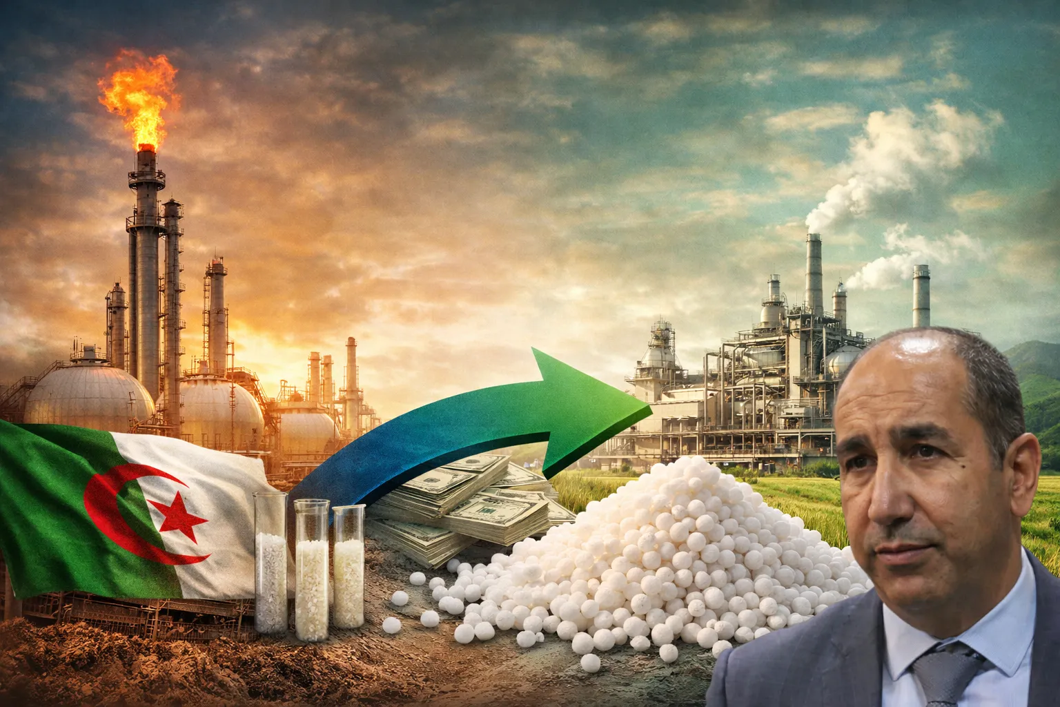 ما بعد الغاز…هل تقود اليوريا التحول الاقتصادي في الجزائر؟