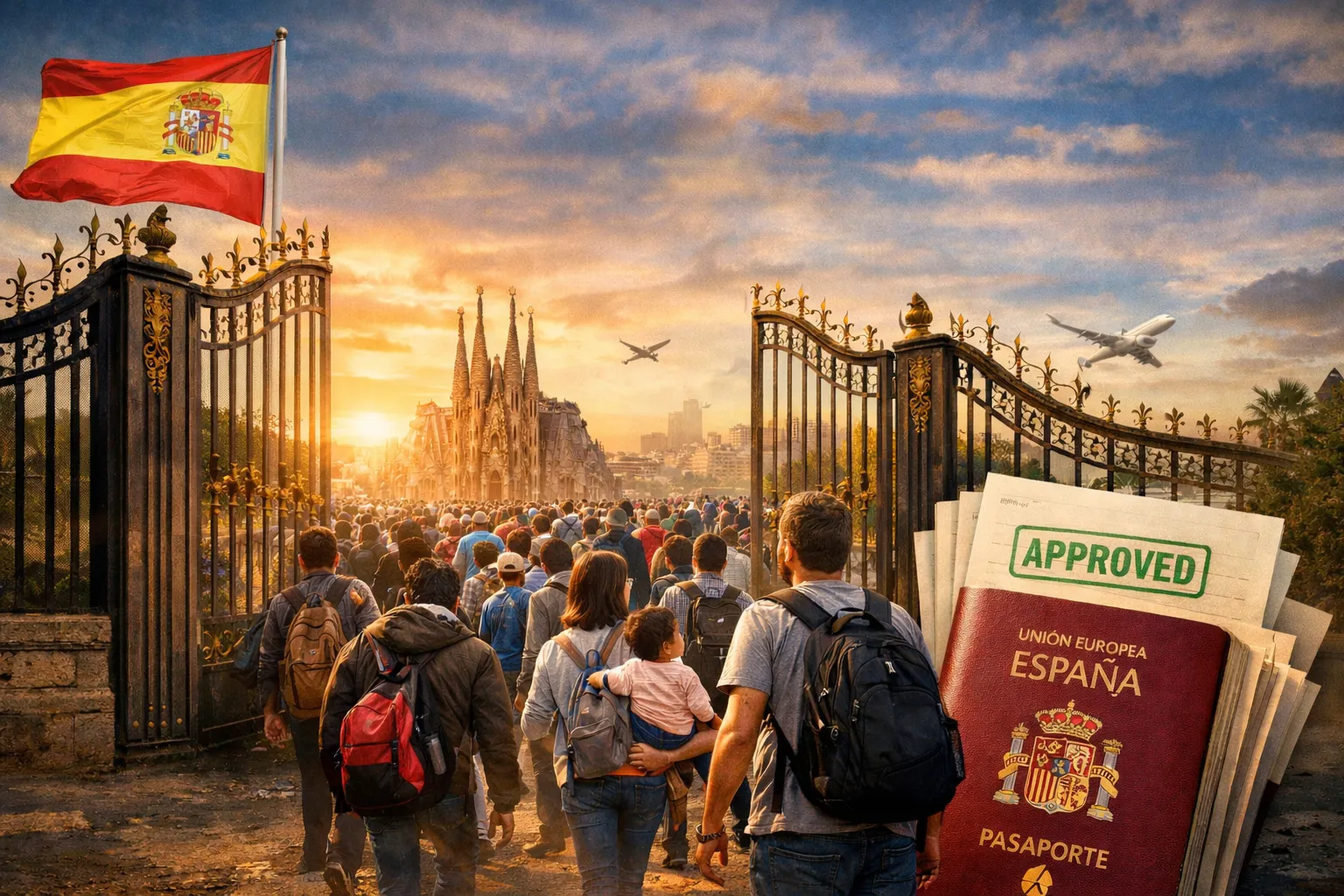 إسبانيا تفتح الباب لنصف مليون مهاجر…تسوية تاريخية تغيّر قواعد اللعبة