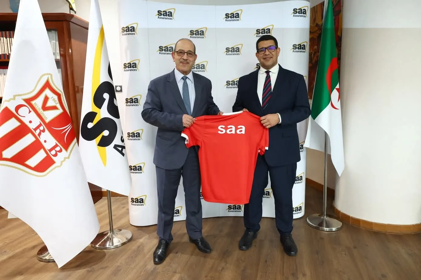 شباب بلوزداد يوقع اتفاقية شراكة مع الشركة الجزائرية للتأمين SAA