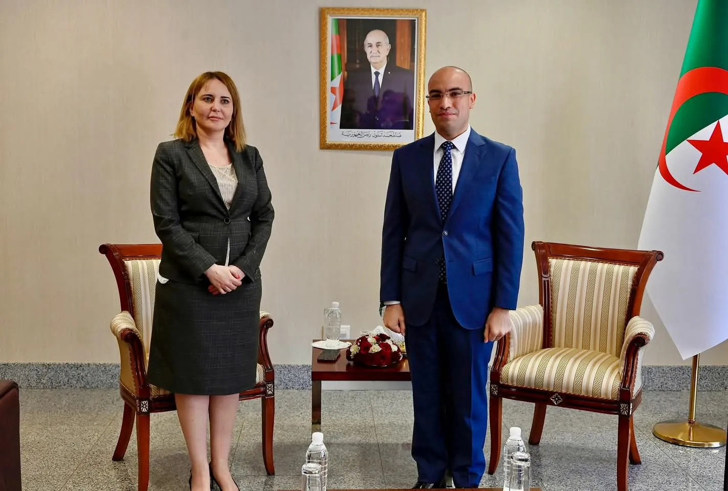 الجالية الوطنية بالخارج محور لقاء شايب وحملاوي