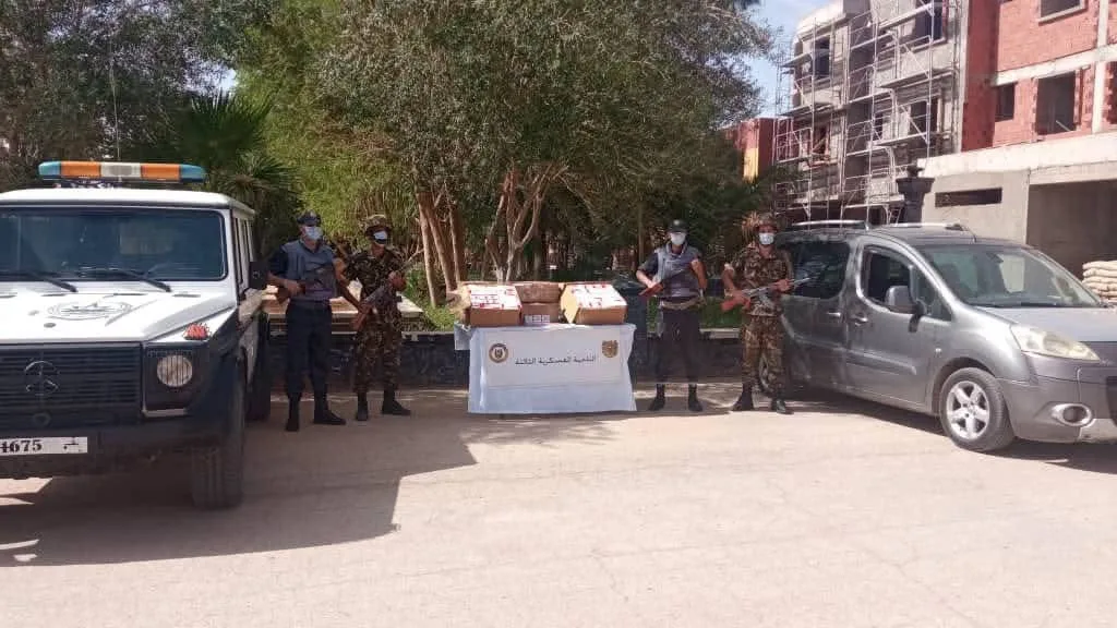 الجمارك تحبط محاولة تهريب كمية ضخمة من الأقراص المهلوسة ببشار