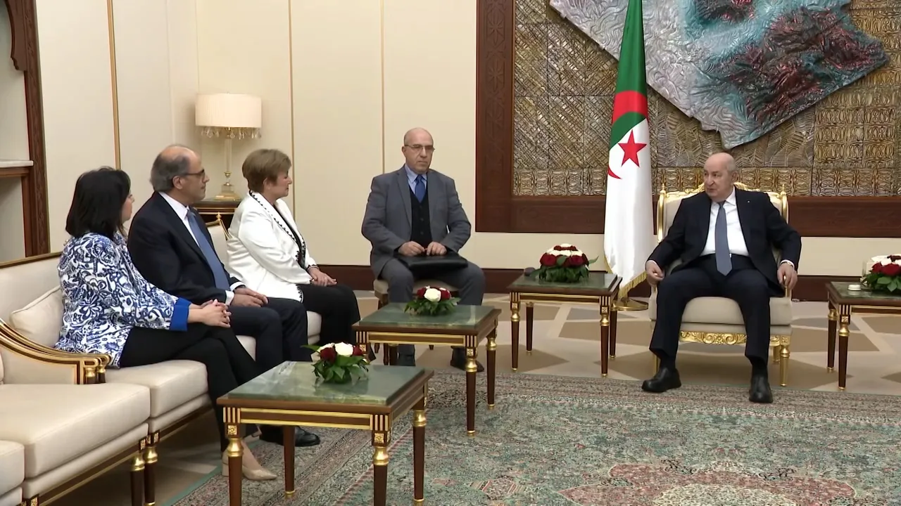 رئيس الجمهورية يستقبل المديرة العامة لصندوق النقد الدولي