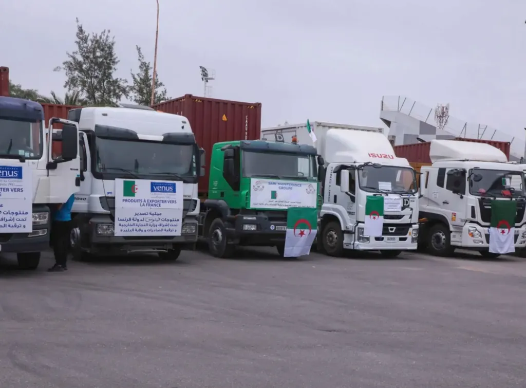 إطلاق عمليات تصدير لمنتجات محلية نحو خمس دول أوروبية وعربية