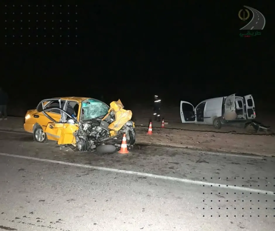 وفاة شخصين في حادث مرور خطير ببشار