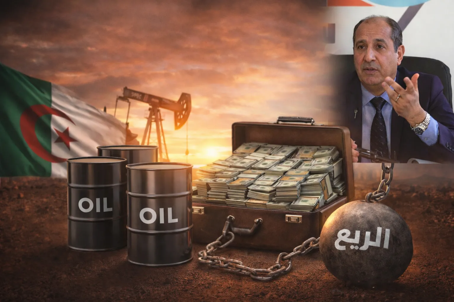 ثروة النفط تحت الاختبار…هل تنجح الجزائر في كسر فخ الريع؟