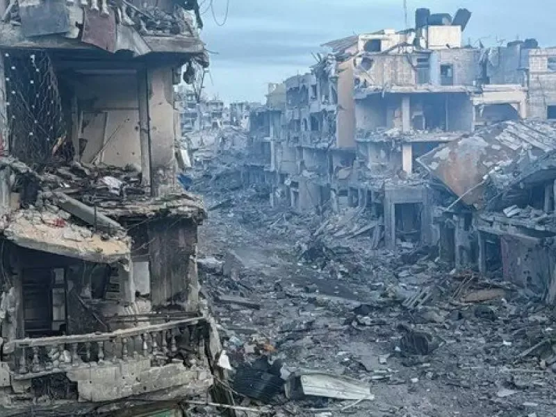 استشهاد 10 فلسطينيين في قصف صهيوني على عدة مناطق بمدينة غزة