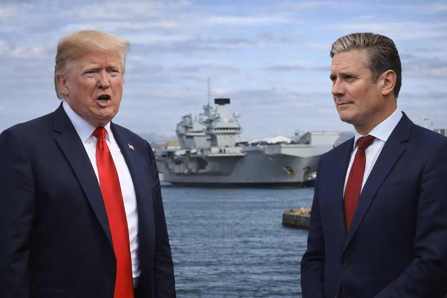 توتر بين واشنطن ولندن…ستارمر يرفض إرسال حاملة الطائرات إلى الشرق الأوسط