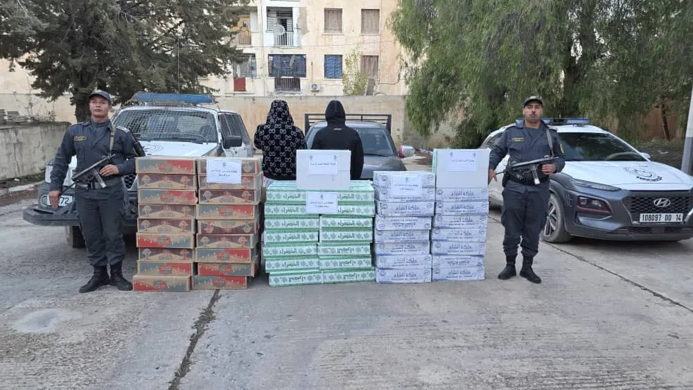 حجز 14000 كيس من الشمة بتبسة