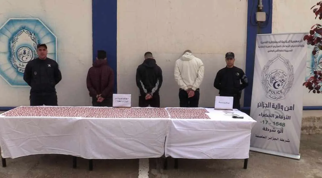 الأمن الوطني.. حجز 7 ملايين قرص مهلوس خلال 3 أشهر