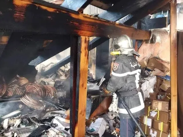 إصابة 6 أشخاص في حريق محل بقسنطينة