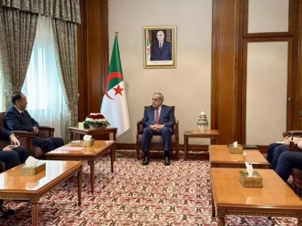 العرباوي يستقبل سفير جمهورية الصين الشعبية بالجزائر